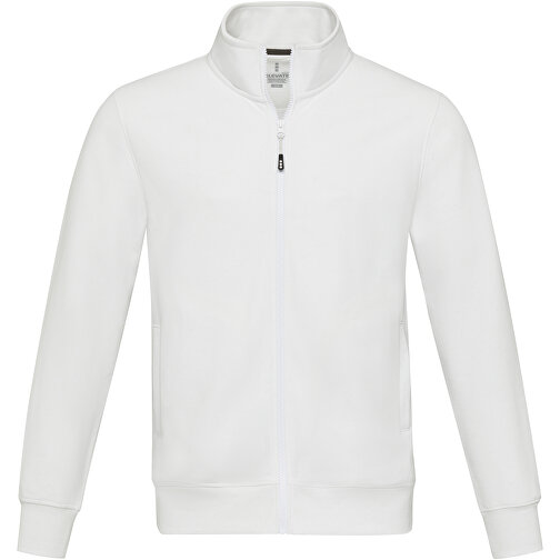 Galena Sweatjacke Aus Recyceltem Material Unisex , weiss, Strick 50% Recyclingbaumwolle, 50% Recyceltes Polyester, 320 g/m2, XXL, , Bild 3