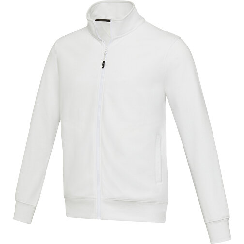 Galena Sweatjacke Aus Recyceltem Material Unisex , weiss, Strick 50% Recyclingbaumwolle, 50% Recyceltes Polyester, 320 g/m2, XS, , Bild 1