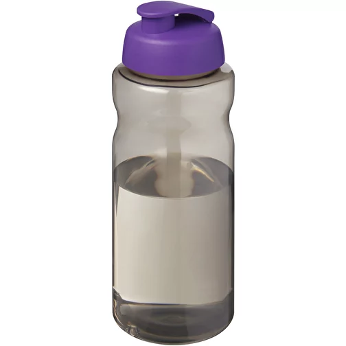 Bouteille de sport H2O Active® Eco Big Base de 1 litre à couvercle rabattable, Image 1