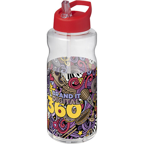Bidón deportivo con tapa con boquilla de 1 litro 'H2O Active® Big Base', Imagen 2