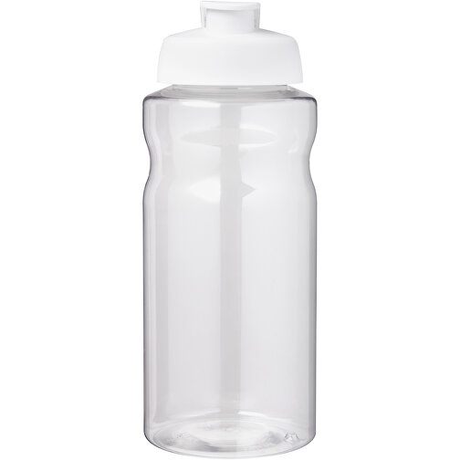 H2O Active® Big Base 1L Sportflasche Mit Klappdeckel , weiß, PET Kunststoff, PP Kunststoff, 22,10cm (Höhe), Bild 3