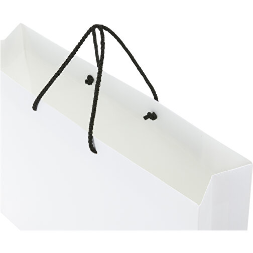 Bolsa de papel integra 170 g/m2 hecha a mano con asas de plástico, XXL, Imagen 5
