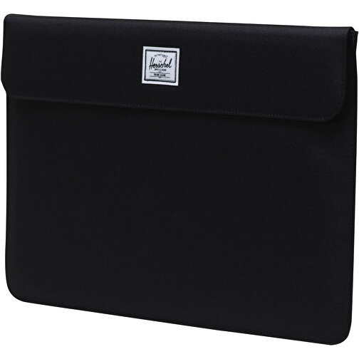 Herschel Spokane 15–16' Laptophülle , schwarz, Recyceltes Polyester, 26,50cm x 1,00cm x 39,00cm (Länge x Höhe x Breite), Bild 1