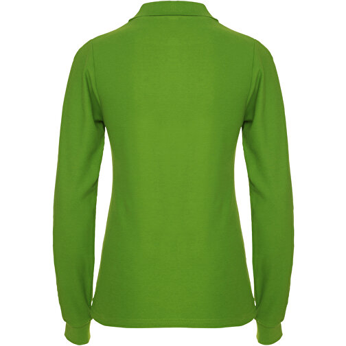 Estrella Langarm Poloshirt Für Damen , grass green, Piqué Strick 100% Baumwolle, 220 g/m2, M, , Bild 3