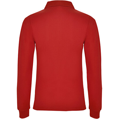 Estrella Langarm Poloshirt Für Damen , rot, Piqué Strick 100% Baumwolle, 220 g/m2, L, , Bild 3