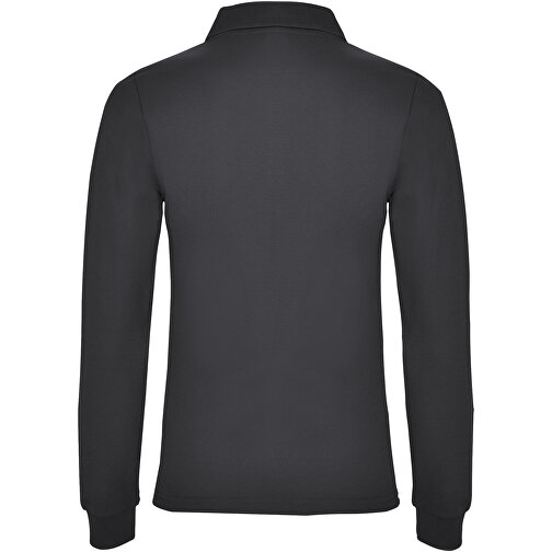 Estrella Langarm Poloshirt Für Damen , dark lead, Piqué Strick 100% Baumwolle, 220 g/m2, M, , Bild 3
