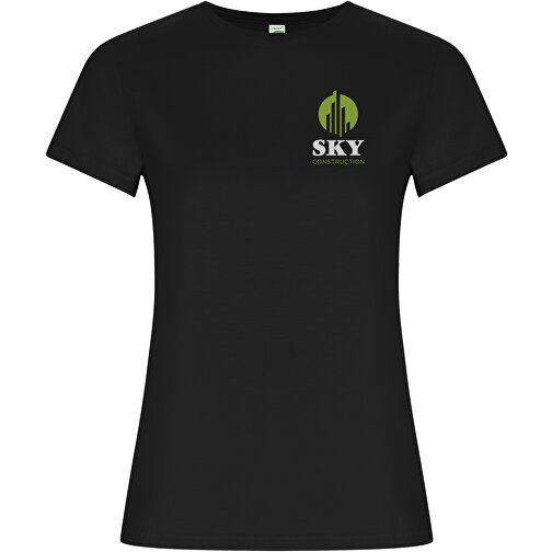 Golden T-Shirt Für Damen , schwarz, Single jersey Strick 100% Bio Baumwolle, 160 g/m2, XL, , Bild 2
