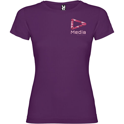 Jamaika T-Shirt Für Damen , lila, Single jersey Strick 100% Baumwolle, 155 g/m2, M, , Bild 2