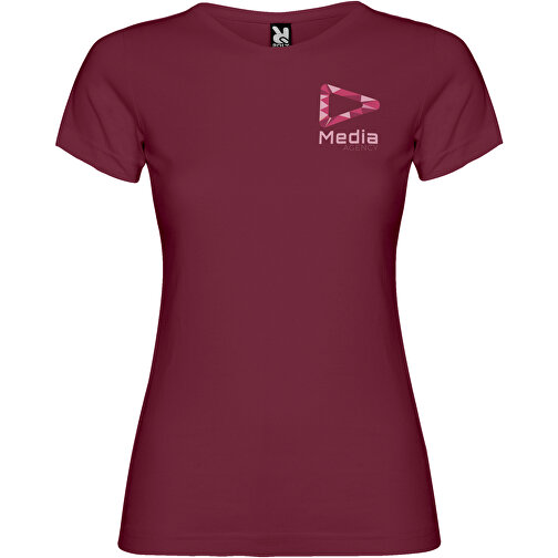 Jamaika T-Shirt Für Damen , garnet, Single jersey Strick 100% Baumwolle, 155 g/m2, XL, , Bild 2