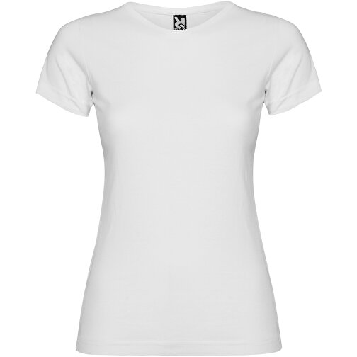 Jamaika T-Shirt Für Damen , weiß, Single jersey Strick 100% Baumwolle, 155 g/m2, XL, , Bild 1