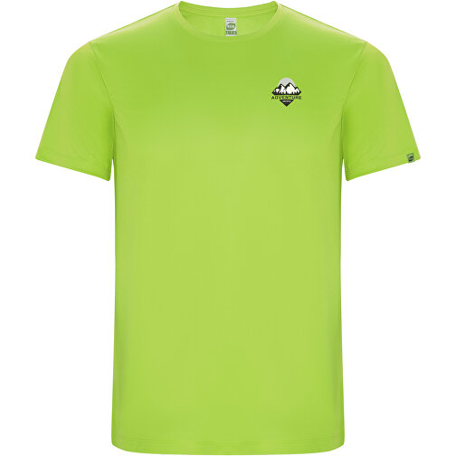 Imola Sport T-Shirt Für Kinder , fluor green, Interlock Strick 50% Recyceltes Polyester, 50% Polyester, 135 g/m2, 4, , Bild 2