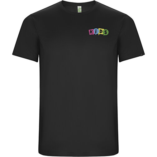 Imola Sport T-Shirt Für Kinder , dark lead, Interlock Strick 47% Recyceltes Polyester, 53% Polyester, 135 g/m2, 8, , Bild 2