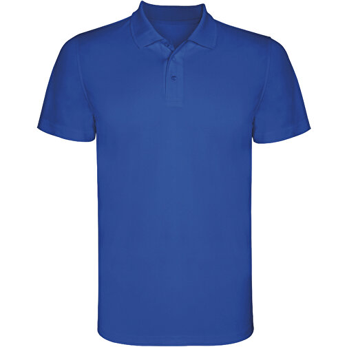 Monzha Sport Poloshirt Für Herren , royal, Piqué Strick 100% Polyester, 150 g/m2, 2XL, , Bild 1