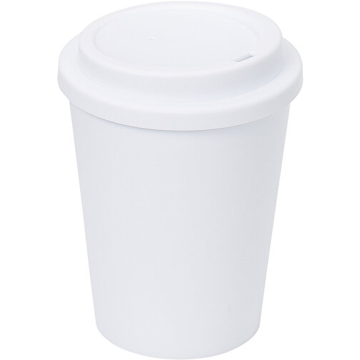EASY Coffee-to-go-Becher 300ml Mit Schraubdeckel , weiß, PP, 17,60cm (Höhe), Bild 1