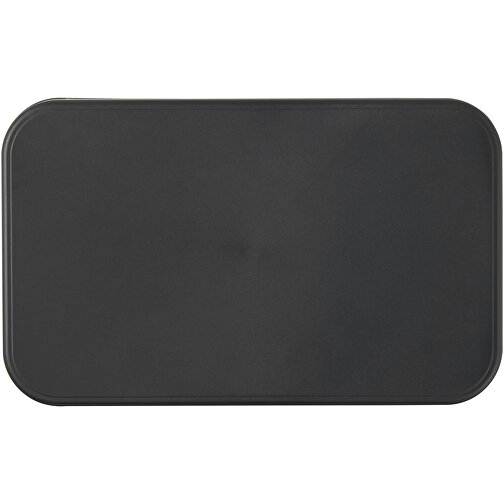 MIYO Renew Lunchbox , granitfarben / schwarz, 75% PP Kunststoff, 25% Zuckerrohr Biokunststoff, 18,00cm x 6,00cm x 11,00cm (Länge x Höhe x Breite), Bild 4