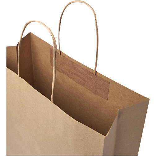 Shopper in carta Kraft da 120 g/m2 con manici intrecciati - XXL, Immagine 6