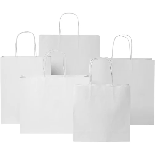 Sac en papier Kraft 120 g/m2avec poignées torsadées, XL, Image 8
