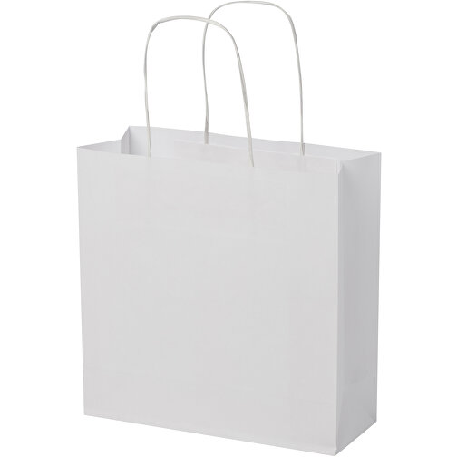 Bolsa de papel kraft 120 g/m2 con asas de papel retorcido, pequeña, Imagen 4