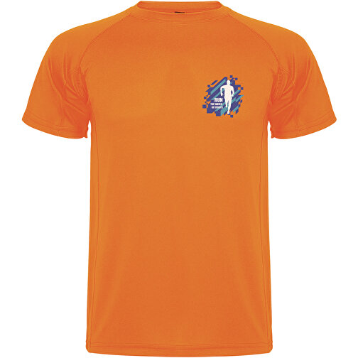 T-shirt sportiva da uomo a maniche corte Montecarlo, Immagine 2