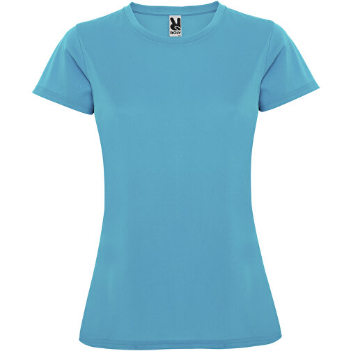 Montecarlo Sport T-Shirt Für Damen , türkis, Piqué Strick 100% Polyester, 150 g/m2, L, , Bild 1