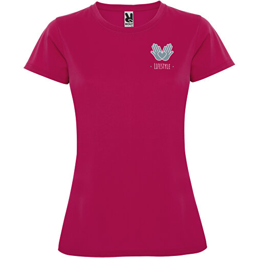 Montecarlo Sport T-Shirt Für Damen , rossette, Piqué Strick 100% Polyester, 150 g/m2, M, , Bild 2