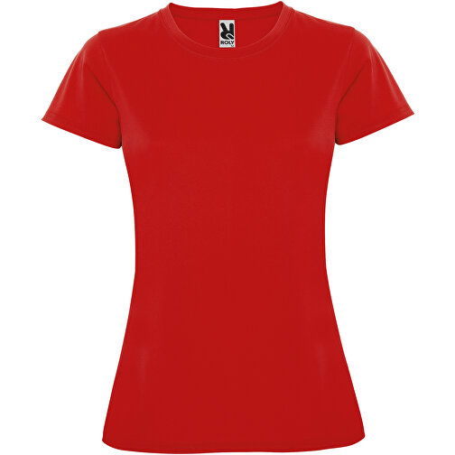 Montecarlo Sport T-Shirt Für Damen , rot, Piqué Strick 100% Polyester, 150 g/m2, 2XL, , Bild 1