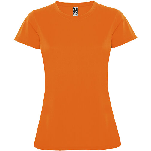 Montecarlo Sport T-Shirt Für Damen , fluor orange, Piqué Strick 100% Polyester, 150 g/m2, M, , Bild 1