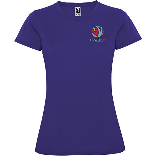 Montecarlo Sport T-Shirt Für Damen , mauve, Piqué Strick 100% Polyester, 150 g/m2, 2XL, , Bild 2