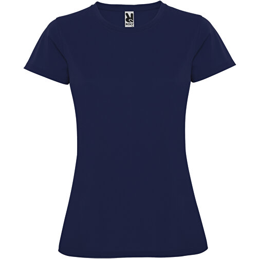Montecarlo Sport T-Shirt Für Damen , navy blue, Piqué Strick 100% Polyester, 150 g/m2, L, , Bild 1