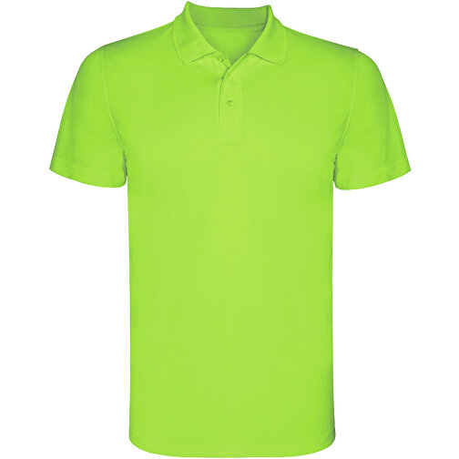 Monzha Sport Poloshirt Für Herren , lime / green lime, Piqué Strick 100% Polyester, 150 g/m2, 2XL, , Bild 1