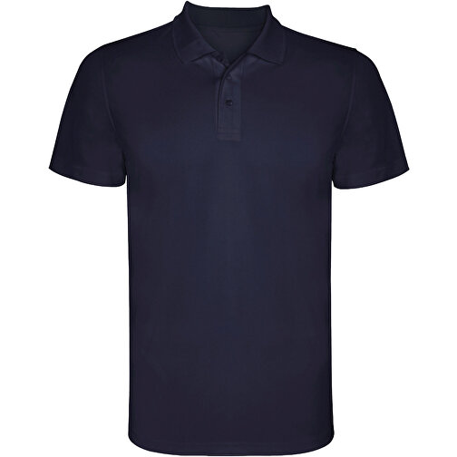 Monzha Sport Poloshirt Für Herren , navy blue, Piqué Strick 100% Polyester, 150 g/m2, L, , Bild 1
