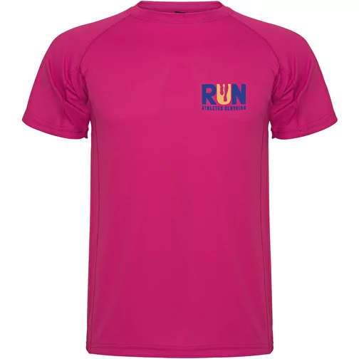 T-shirt sport Montecarlo maille piquée à manches courtes pour homme, Image 2
