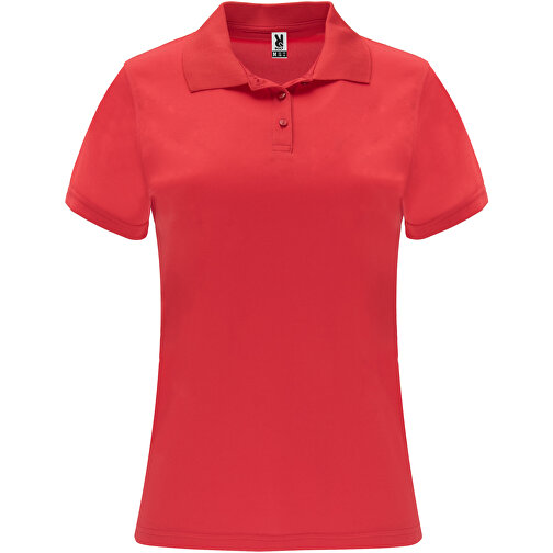 Monzha Sport Poloshirt Für Damen , rot, Piqué Strick 100% Polyester, 150 g/m2, XL, , Bild 1