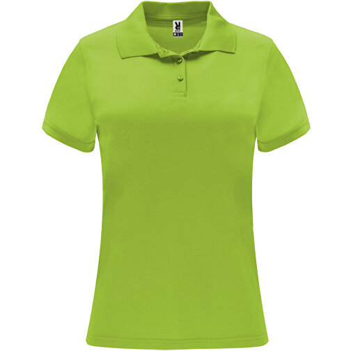 Monzha Sport Poloshirt Für Damen , lime / green lime, Piqué Strick 100% Polyester, 150 g/m2, M, , Bild 1