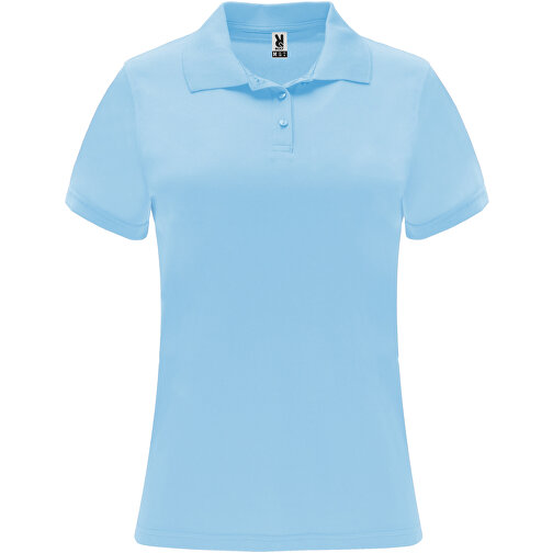 Monzha Sport Poloshirt Für Damen , himmelblau, Piqué Strick 100% Polyester, 150 g/m2, XL, , Bild 1