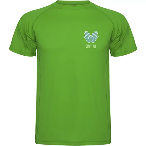 T-shirt sport Montecarlo maille piquée à manches courtes pour homme, Image 2