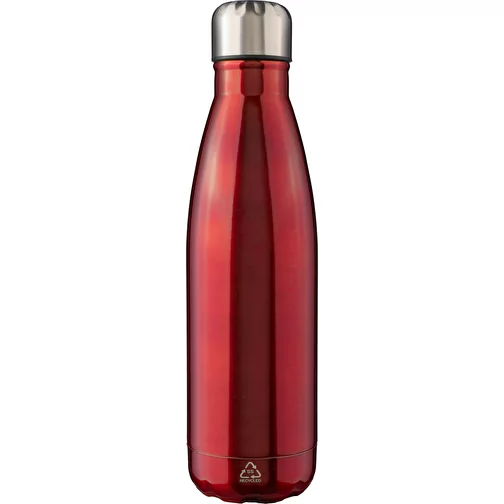 Gourde simple paroi en acier inoxydable recyclé de 650 ml Cliff, Image 2