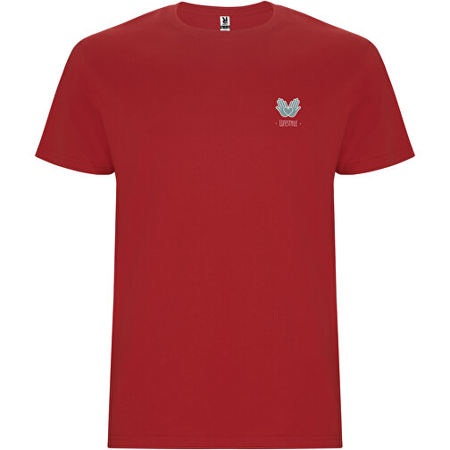 Stafford T-Shirt Für Kinder , rot, Single jersey Strick 100% Baumwolle, 190 g/m2, 11/12, , Bild 2