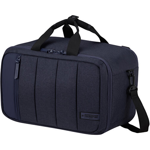 American Tourister - Streethero - 3-WAY BOARDING BAG , navy melange, 100% RECYCLED PET POLYESTER, 24,50cm x 20,00cm x 38,50cm (Länge x Höhe x Breite), Bild 1