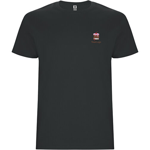 Stafford T-Shirt Für Kinder , dark lead, Single jersey Strick 100% Baumwolle, 190 g/m2, 9/10, , Bild 2
