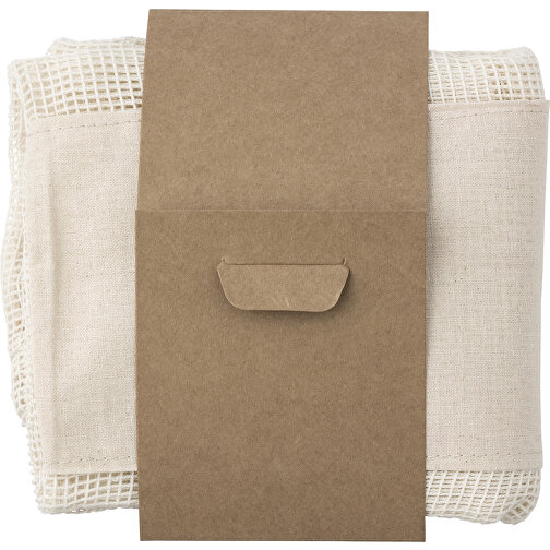 Set di tre borse riutilizzabili in tessuto di cotone Adele, Immagine 1