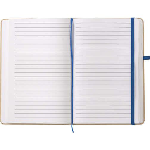 Notizbuch Aus Papier Cora , kobaltblau, Papier, 21,00cm x 1,20cm x 14,00cm (Länge x Höhe x Breite), Bild 3