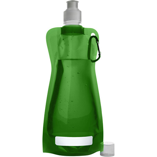 Trinkflasche Aus Kunststoff Bailey , grün, PE, PP, PA, 26,50cm x 3,10cm x 11,90cm (Länge x Höhe x Breite), Bild 1