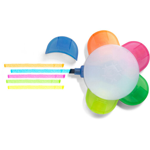 Textmarker Aus Kunststoff Brodie , custom/multicolor, ABS, Plastik, PP, , Bild 4