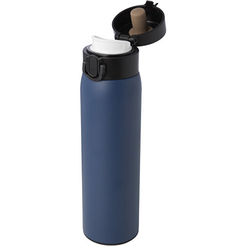 Sika 450 Ml RCS-zertifizierte Isolierflasche Aus Recyceltem Edelstahl , ozeanblau, Recycled stainless steel, Recycelter PP Kunststoff, 6,90cm x 21,40cm x 6,90cm (Länge x Höhe x Breite), Bild 5