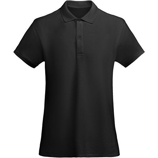 Prince Poloshirt Für Damen , schwarz, Piqué Strick 100% Bio Baumwolle, 210 g/m2, M, , Bild 1