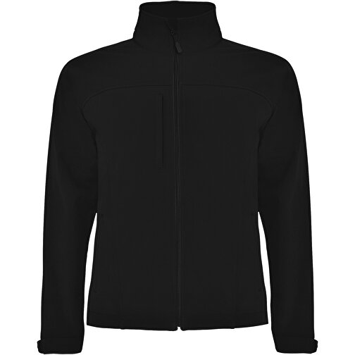 Rudolph Softshelljacke Unisex , schwarz, 95% Polyester, 5% Elastan, 300 g/m2, Bonding, Microfleece 100% Polyester, 2XL, , Bild 1