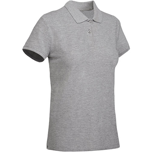 Prince Poloshirt Für Damen , marl grey, Piqué Strick 100% Bio Baumwolle, 210 g/m2, XL, , Bild 4