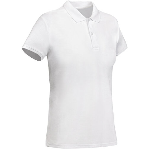 Prince Poloshirt Für Damen , weiß, Piqué Strick 100% Bio Baumwolle, 210 g/m2, 3XL, , Bild 3