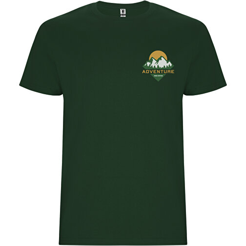 Stafford T-Shirt Für Herren , dunkelgrün, Single jersey Strick 100% Baumwolle, 190 g/m2, 2XL, , Bild 2